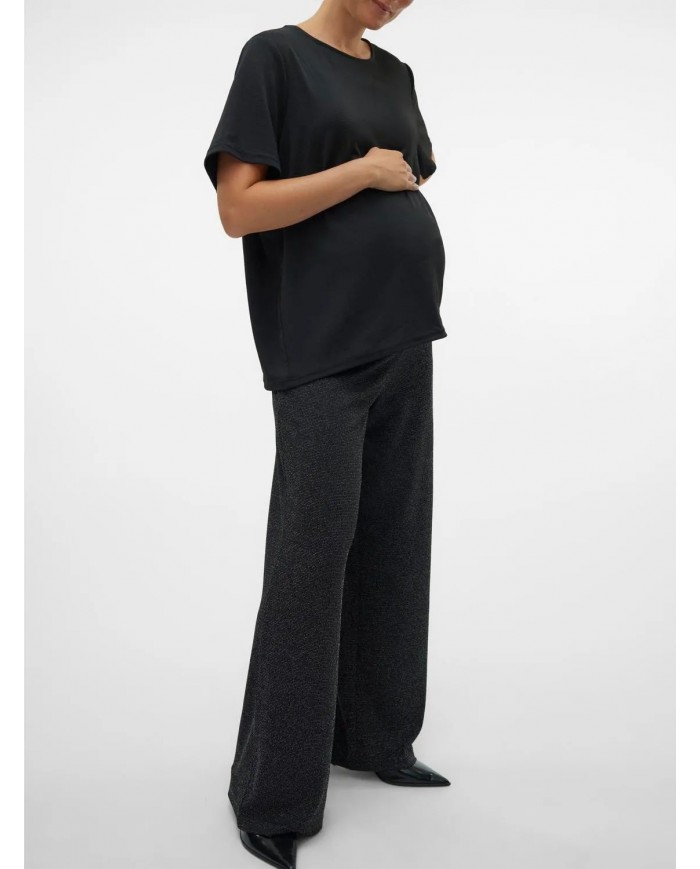 Pantalon paillettes Vmmkanva - Black/Silver detail Pantalon paillettes Vmmkanva - Black/Silver detail