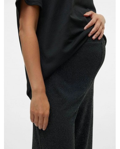 Pantalon paillettes Vmmkanva - Black/Silver detail Pantalon paillettes Vmmkanva - Black/Silver detail