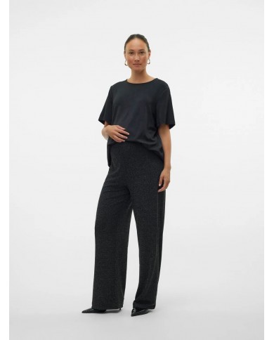 Pantalon paillettes Vmmkanva - Black/Silver detail Pantalon paillettes Vmmkanva - Black/Silver detail