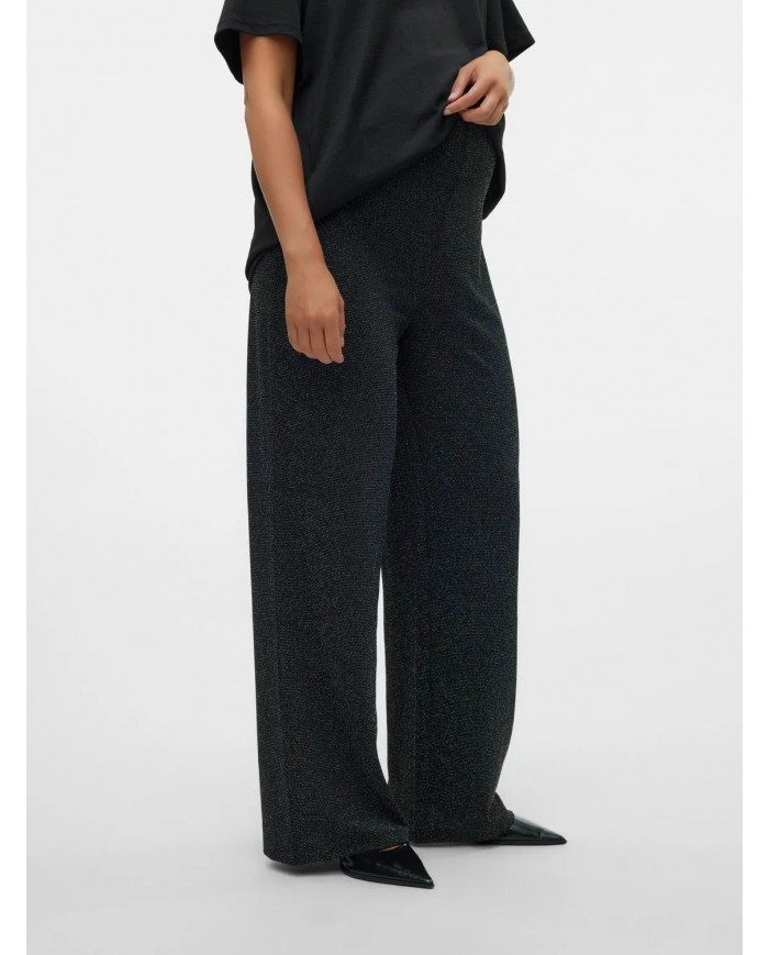 Pantalon paillettes Vmmkanva - Black/Silver detail Pantalon paillettes Vmmkanva - Black/Silver detail
