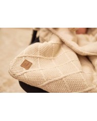 Nid d'Ange groupe 0+ 3/5 points Check Knit - Oatmeal