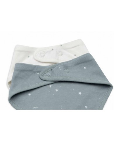 Bavoir Bandana Twinkling - Sea Green - 2 Unités
