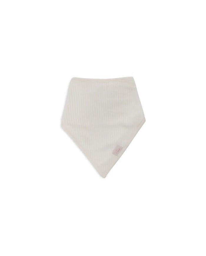 Bavoir Bandana Velvet Rib - Wild Rose/Ivory - 2 Unités