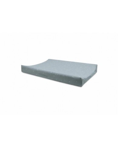Housse matelas à Langer Jersey 50x70cm Twinkling - Sea Green