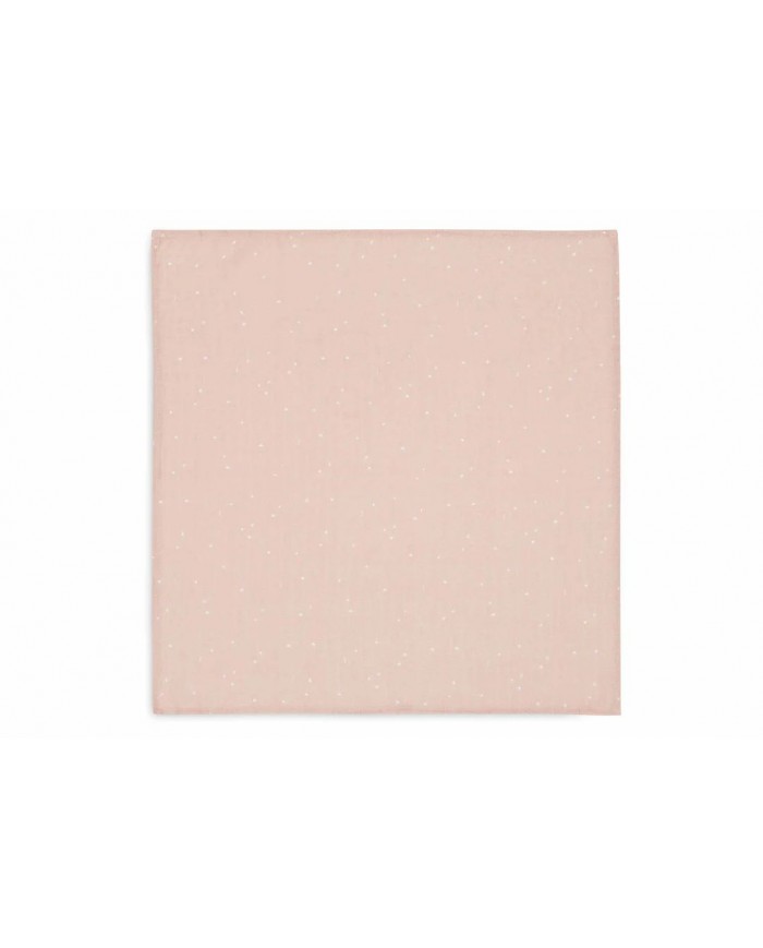 Tétra Gaze de Coton 70x70cm Twinkling - Wild Rose - 3 Unités