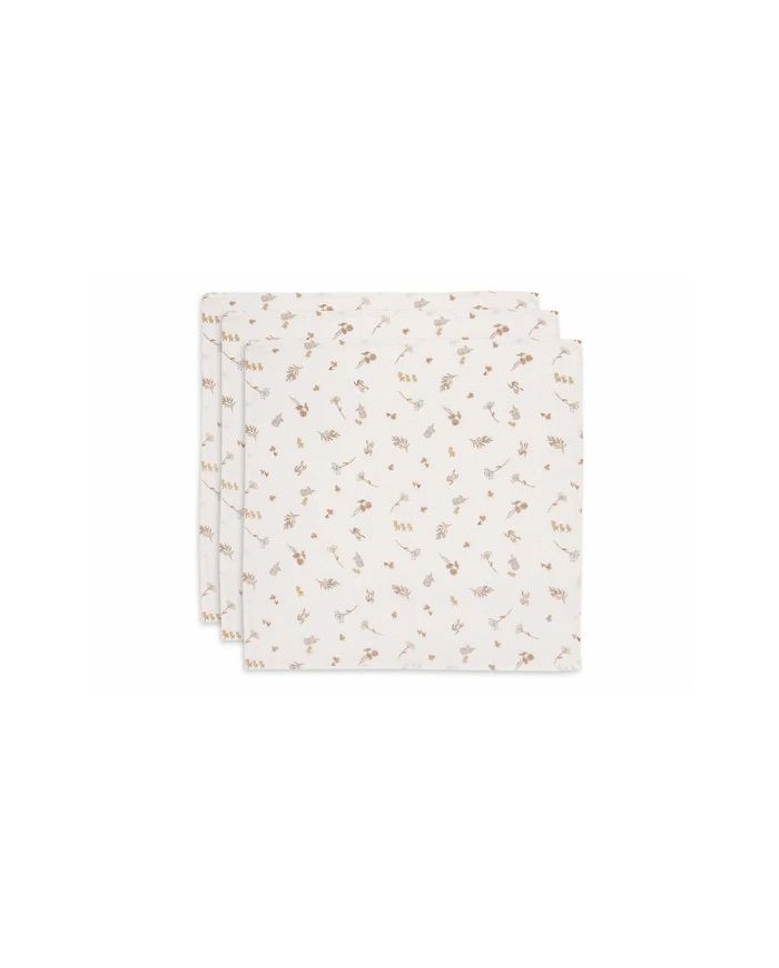 Tétra Gaze de Coton 70x70cm - Riverside - 3 Unités