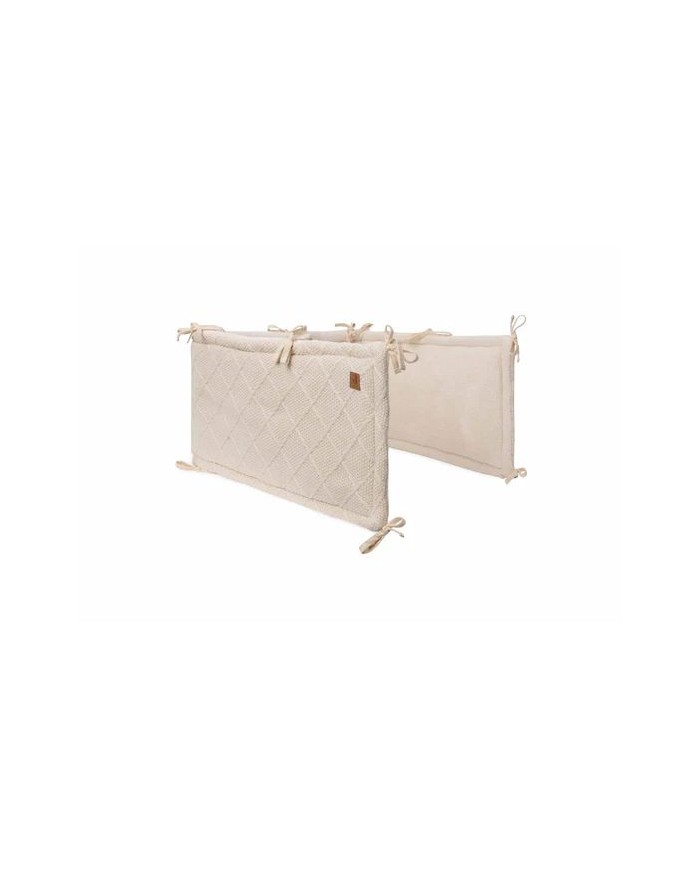 Tour de Lit / Parc 180x30cm Check Knit - Oatmeal