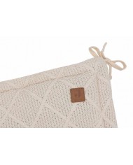 Tour de Lit / Parc 180x30cm Check Knit - Oatmeal