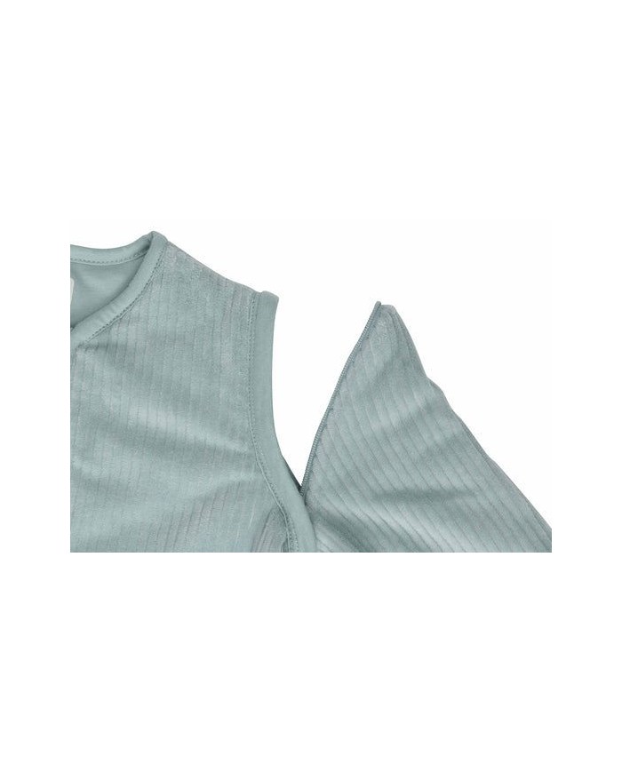 Gigoteuse avec Manches Amovibles Ronde 70cm Rib - Sea Green