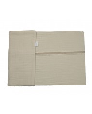 Housse de couette lit 100x140 cm Creme