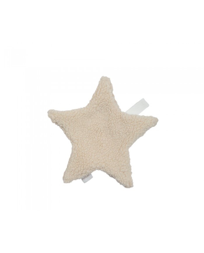 Doudou attache tetine   Creme