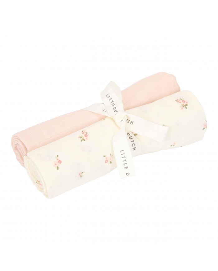 Tétras mousseline 70 x 70 Fairy Blossom & Blossom