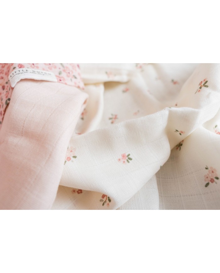 Tétras mousseline 70 x 70 Fairy Blossom & Blossom