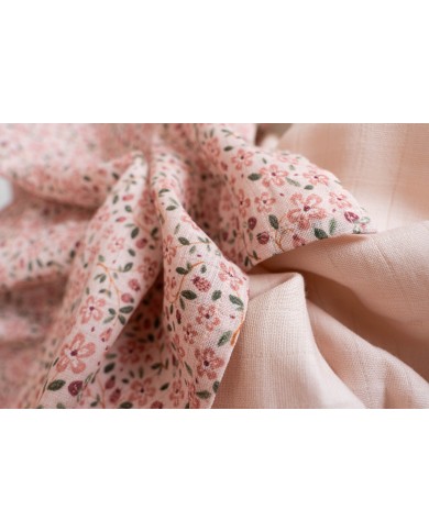 Tétras mousseline 70 x 70 Fairy Floral & Blossom