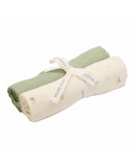 Tétras mousseline 70 x 70 Forest Treasures & Sage