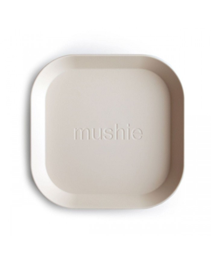 Lot de 2 assiettes square - Ivory Lot de 2 assiettes square - Ivory