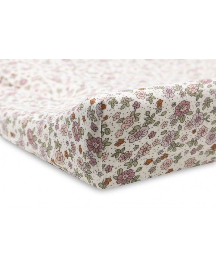 Housse matelas à Langer Jersey 50x70cm - Retro Flowers