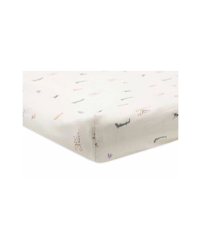 Housse matelas à Langer Jersey 50x70cm - Jungle Jambo