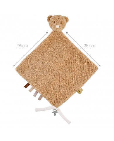 Grand Doudou Ours Teddy caramel