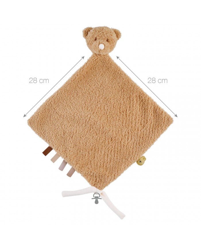 Grand Doudou Ours Teddy caramel