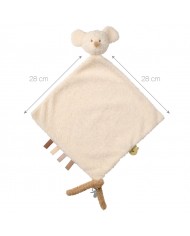 Grand Doudou Souris Teddy écru