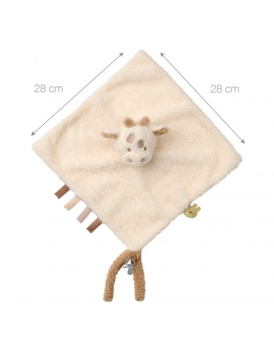 Doudou Girafe Teddy écru