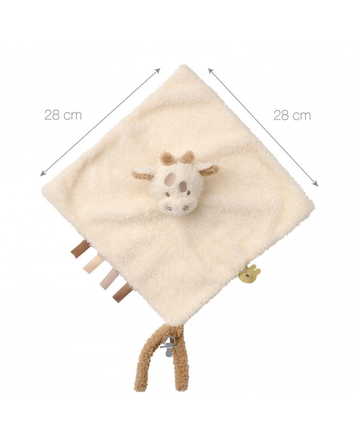 Doudou Girafe Teddy écru