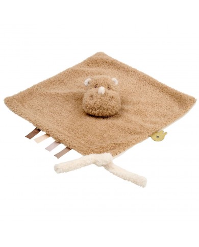 Doudou Rhinoceros Teddy caramel