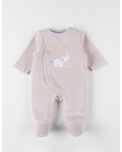 Pyjama en velours, beige - Bali Pyjama en velours, beige - Bali