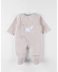 Pyjama en velours, beige - Bali Pyjama en velours, beige - Bali