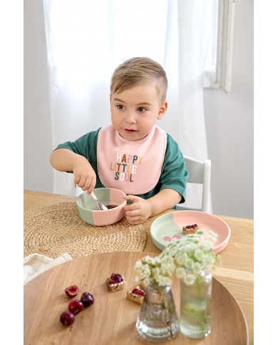 Couverts en silicone (3 pcs) - Happy Fruits, Cerise Couverts en silicone (3 pcs) - Happy Fruits, Cerise