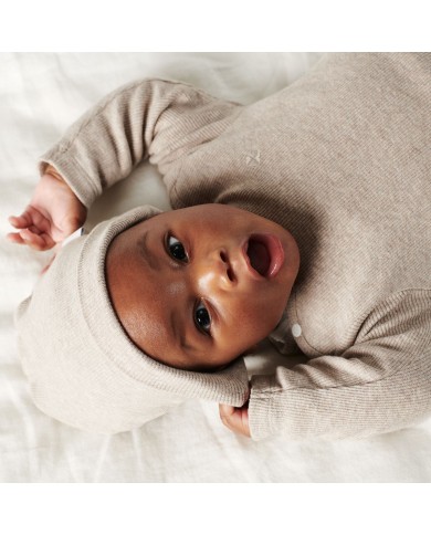 Bonnet Rib Nevel - Oatmeal Melange