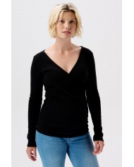 T-shirt d'allaitement Sara - Black