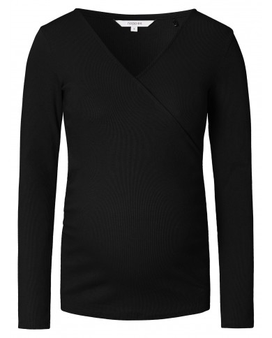 T-shirt d'allaitement Sara - Black T-shirt d'allaitement Sara - Black