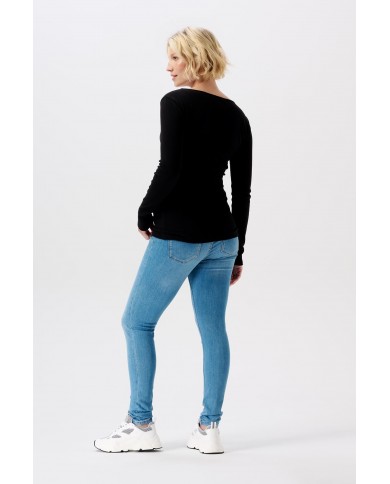 T-shirt d'allaitement Sara - Black T-shirt d'allaitement Sara - Black