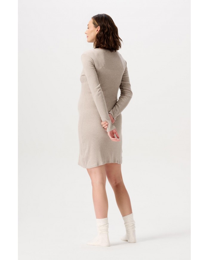 Nuisette d'allaitement Alisa - Taupe Melange Nuisette d'allaitement Alisa - Taupe Melange