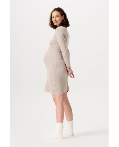 Nuisette d'allaitement Alisa - Taupe Melange Nuisette d'allaitement Alisa - Taupe Melange