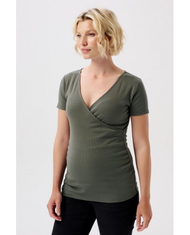 T-shirt d'allaitement Sanson - Olive T-shirt d'allaitement Sanson - Olive