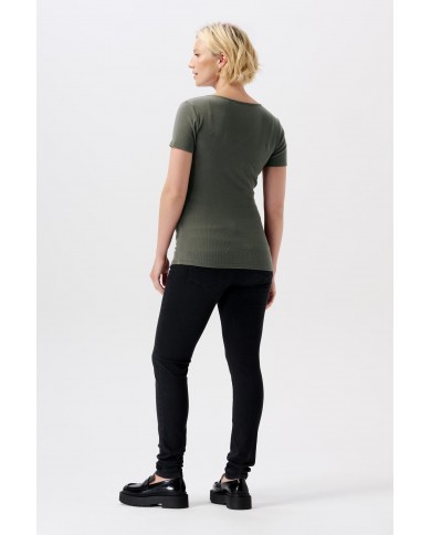 T-shirt d'allaitement Sanson - Olive T-shirt d'allaitement Sanson - Olive