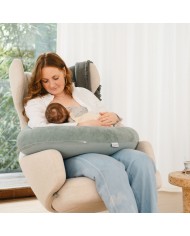 Grand coussin d'allaitement buddy - Corduroy green