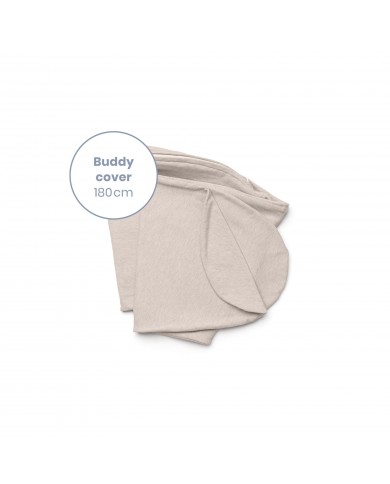 Housse pour grand coussin d'allaitement Buddy - Chiné sand Housse pour grand coussin d'allaitement Buddy - Chiné sand