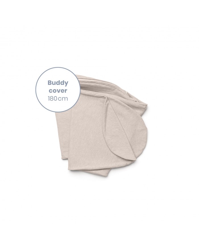 Housse pour grand coussin d'allaitement Buddy - Chiné sand