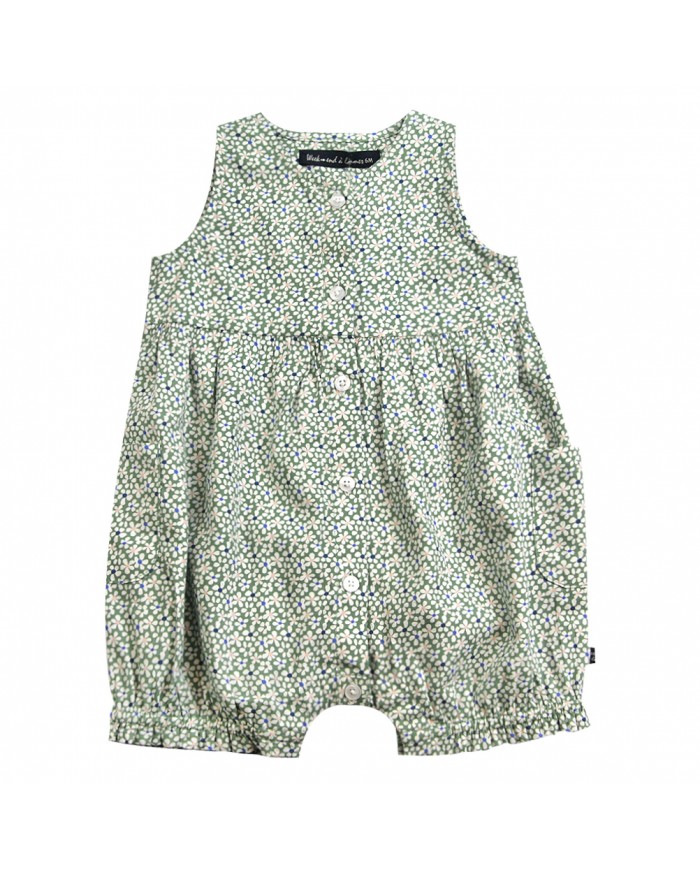 Combi Licorne - Mini fleurs peppermint