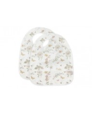 bavoir velcro small  creme bavoir velcro small  creme