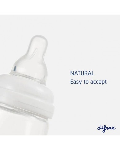 Lot de 2 Biberons S anti-colique Natural - 250 ml - Ice/Popcorn