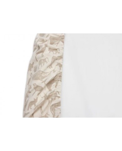 Housse matelas à Langer Jersey 50x70cm Animals - Nougat Housse matelas à Langer Jersey 50x70cm Animals - Nougat