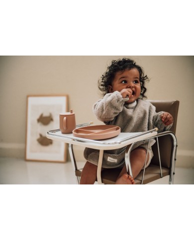 Bavoir à manches Dijon Daily - Clay