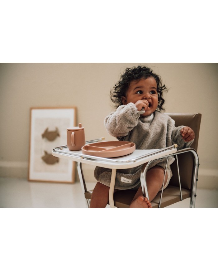 Bavoir à manches Dijon Daily - Clay