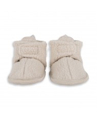 Chaussons bébé en laine Mérinos - Rose - 0-6 mois