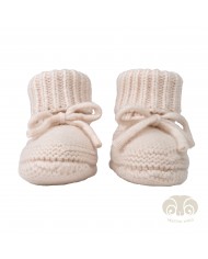 Chaussons bébé en laine Mérinos - Birch - 0-6 mois